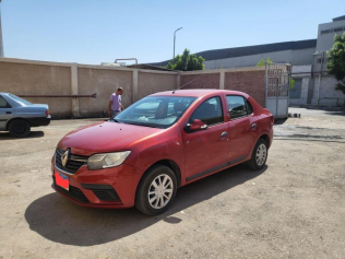 Renault Logan 2018 Dark Red Automatic Used for Sale in Ismailia