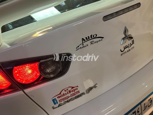Mitsubishi Lancer 2015 White Automatic Used for Sale in Nasr city - 4
