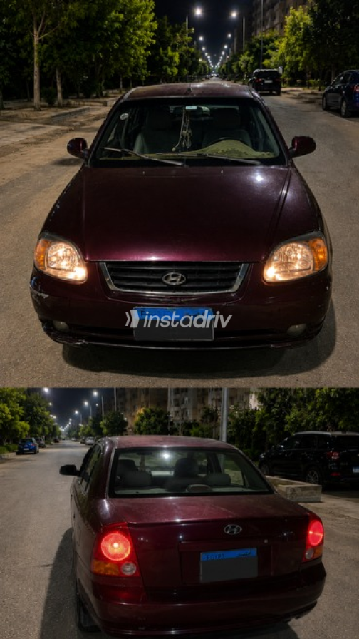 Hyundai Verna 2013 Burgundy Automatic Used for Sale in Mokattam - 1