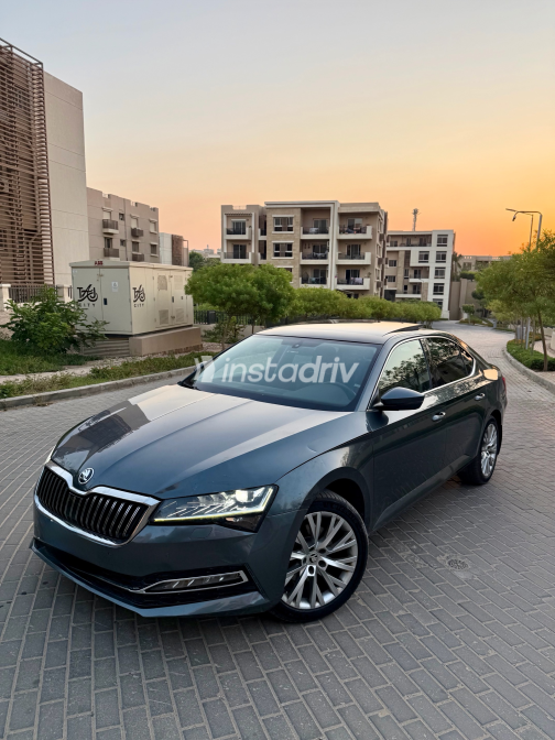 Skoda Superb 2022 Gray Automatic Used for Sale in Greater Cairo ( Cairo + Giza) - 3
