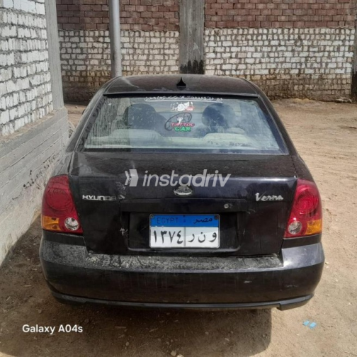 Hyundai Verna 2006 Black Manual Used for Sale in Obour City - 3