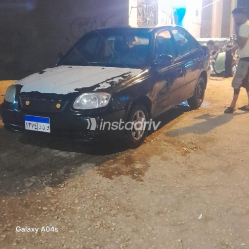 Hyundai Verna 2006 Black Manual Used for Sale in Obour City - 4
