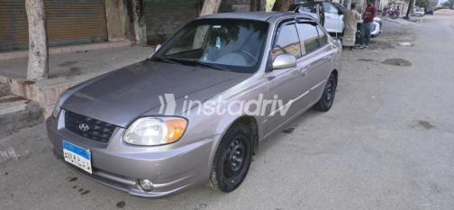 Hyundai Verna 2009 Gray Manual Used for Sale in Damietta - 1