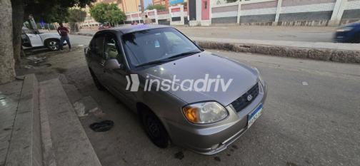 Hyundai Verna 2009 Gray Manual Used for Sale in Damietta - 8