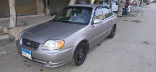 Hyundai Verna 2009 Gray Manual Used for Sale in Damietta