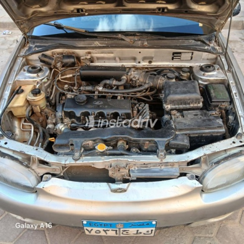 Hyundai Accent 1999 Silver Manual Used for Sale in Nasr city - 6