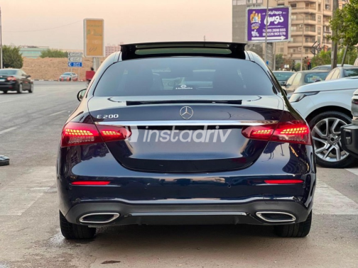 Mercedes E 200 2021 Dark Blue Automatic Used for Sale in Heliopolis - 2