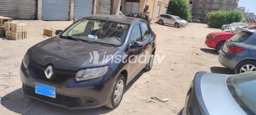 Renault Logan 2017 Dark Gray Manual Used for Sale in Alexandria - 3