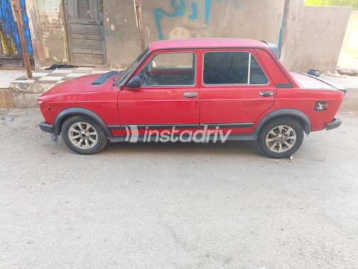 فيات 1200 1989 أحمر يدوي مستعملة للبيع في الإسماعيلية - 3