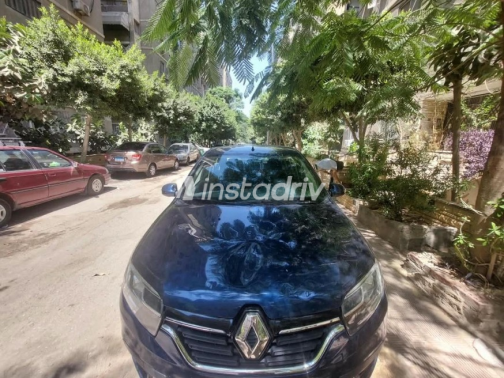 رينو لوجان 2019 أزرق غامق أوتوماتيك مستعملة للبيع في مصر الجديدة - 2
