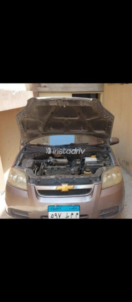 Chevrolet Aveo 2009 Gray Manual Used for Sale in Helwan - 5