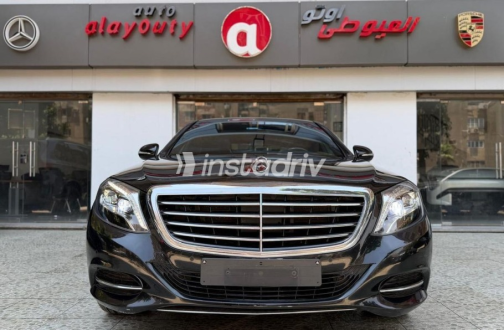 مرسيدس S 500 2015 أسود أوتوماتيك مستعملة للبيع في مدينة نصر - 2