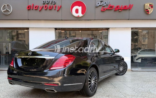 مرسيدس S 500 2015 أسود أوتوماتيك مستعملة للبيع في مدينة نصر - 3