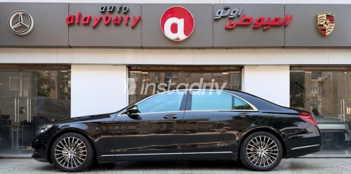 مرسيدس S 500 2015 أسود أوتوماتيك مستعملة للبيع في مدينة نصر - 4