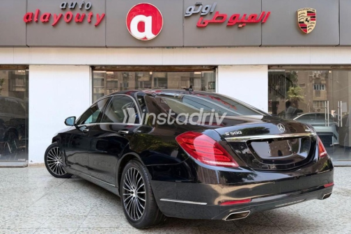 مرسيدس S 500 2015 أسود أوتوماتيك مستعملة للبيع في مدينة نصر - 5