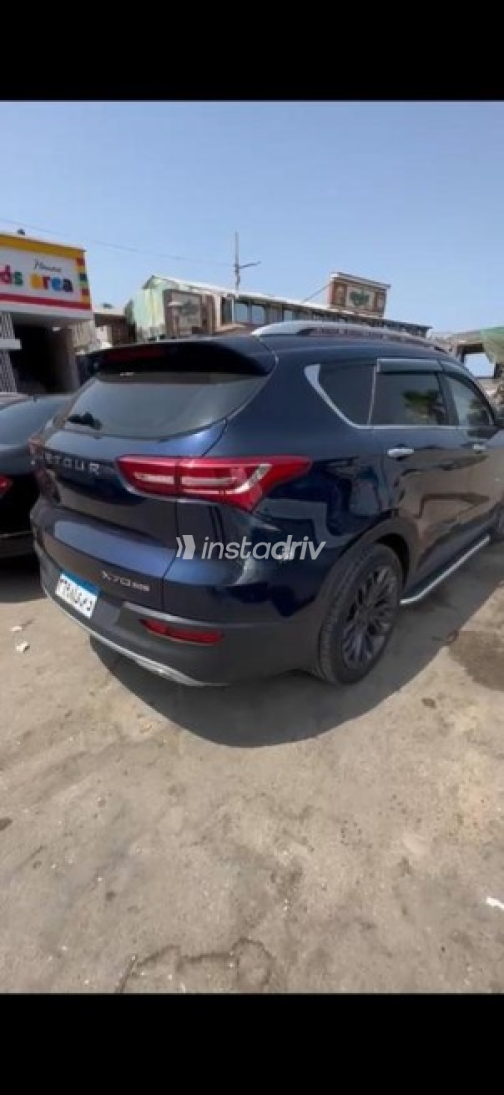 Jetour X70S 2021 Dark Blue Automatic Used for Sale in Mansoura - 2