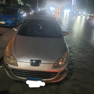 Peugeot 407 2008 Silver Manual Used for Sale in Cairo