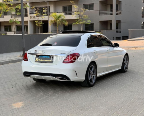Mercedes C 180 2018 White Automatic Used for Sale in Cairo - 4