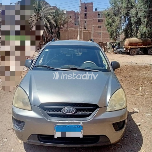 Kia Carens 2010 Dark Gray Automatic Used for Sale in Mansoura - 1