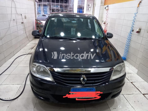 Renault Logan 2010 Black Manual Used for Sale in Alexandria - 2