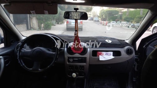 Renault Logan 2010 Black Manual Used for Sale in Alexandria - 6
