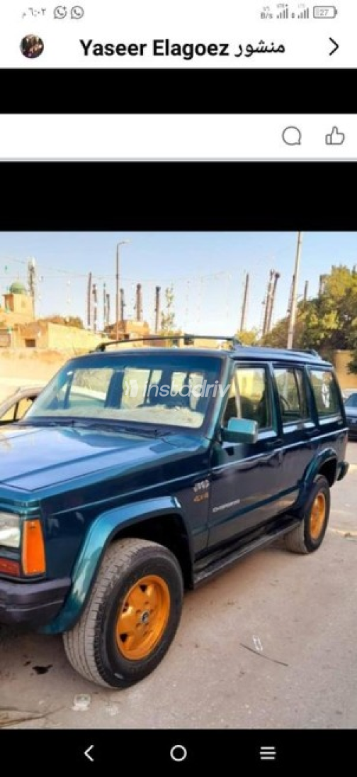 Jeep Cherokee 1996 Green Manual Used for Sale in Cairo - 2