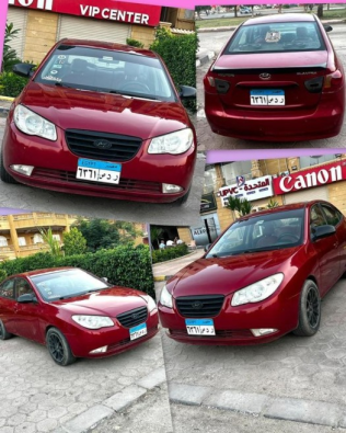 Hyundai Elantra HD 2008 Red Automatic Used for Sale in 10th of Ramadan