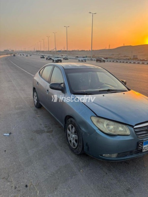 Hyundai Elantra 2008 Blue Automatic Used for Sale in Hadayek October - 3