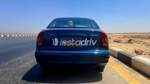 Daewoo Lanos 2002 Dark Blue Manual Used for Sale in Hadayek October - 2