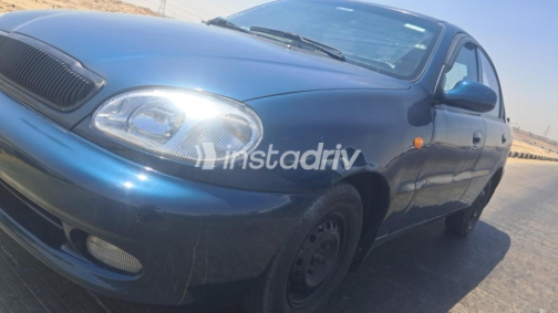 Daewoo Lanos 2002 Dark Blue Manual Used for Sale in Hadayek October - 3