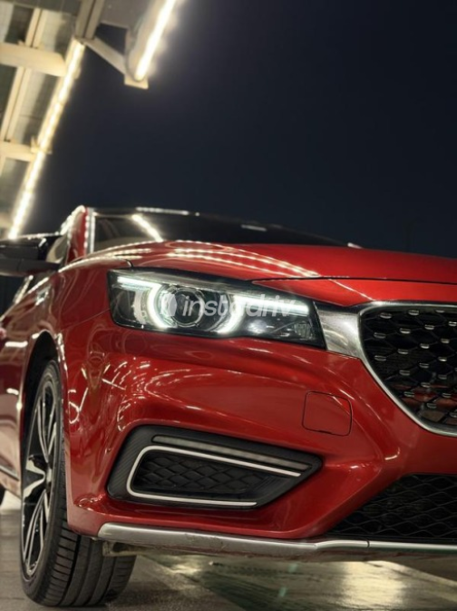 MG 6 2022 Dark Red Automatic Used for Sale in Nasr city - 4