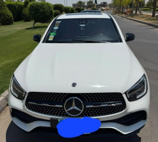 Mercedes GLC 200 2020 White Automatic Used for Sale in Madinaty