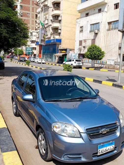 Chevrolet Aveo 2008 Blue Manual Used for Sale in Banha - 5