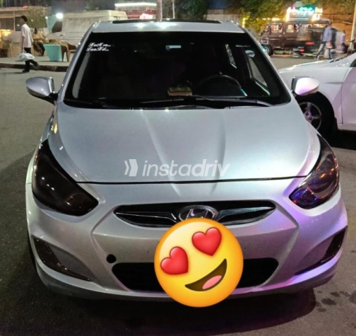 Hyundai Accent RB 2015 Silver Automatic Used for Sale in Cairo - 3