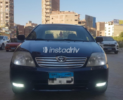 Toyota Corolla 2002 Dark Blue Automatic Used for Sale in Faiyum - 2