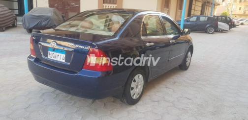 Toyota Corolla 2002 Dark Blue Automatic Used for Sale in Faiyum - 7
