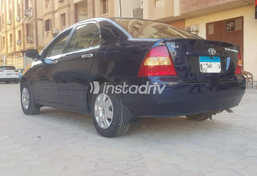 Toyota Corolla 2002 Dark Blue Automatic Used for Sale in Faiyum - 9