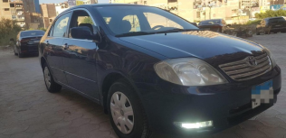Toyota Corolla 2002 Dark Blue Automatic Used for Sale in Faiyum