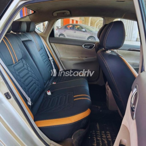 Nissan Sentra 2017 Gold Automatic Used for Sale in Helwan - 9