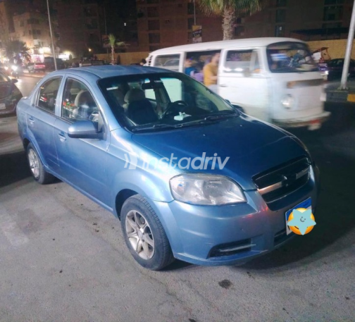 Chevrolet Aveo 2008 Blue Automatic Used for Sale in El Haram - 9