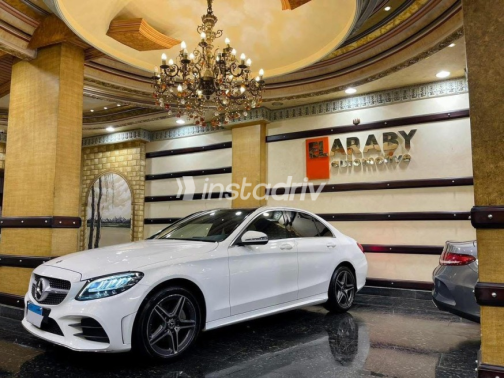 مرسيدس C 180 2019 أبيض أوتوماتيك مستعملة للبيع في الإسكندرية - 2