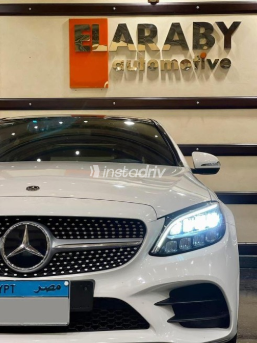 مرسيدس C 180 2019 أبيض أوتوماتيك مستعملة للبيع في الإسكندرية - 3