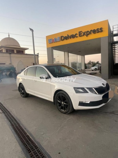 سكودا اوكتافيا A7 2020 أبيض أوتوماتيك مستعملة للبيع في المحلة - 4
