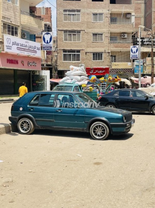 فولكس فاغن جولف 2 1992 أخضر يدوي مستعملة للبيع في الخانكة - 3
