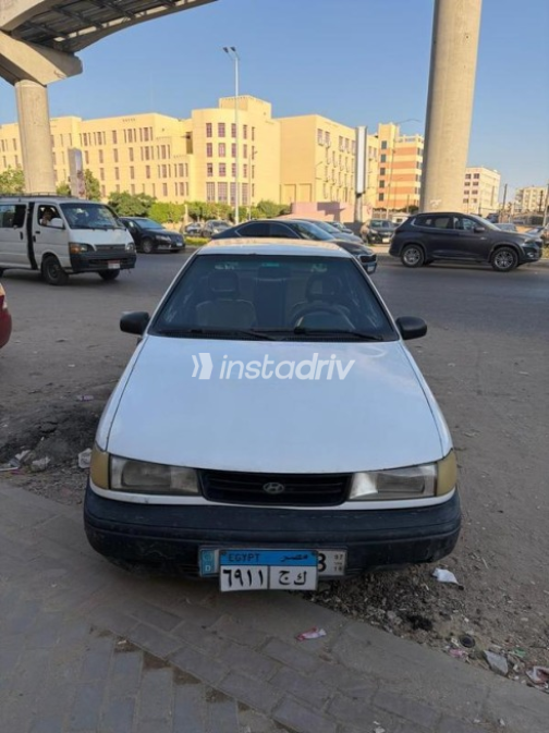 Hyundai Excel 1996 White Manual Used for Sale in 6 October - 7