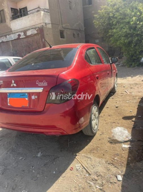 Mitsubishi Attrage 2014 Red Automatic Used for Sale in Cairo - 4