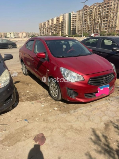 Mitsubishi Attrage 2014 Red Automatic Used for Sale in Cairo - 7