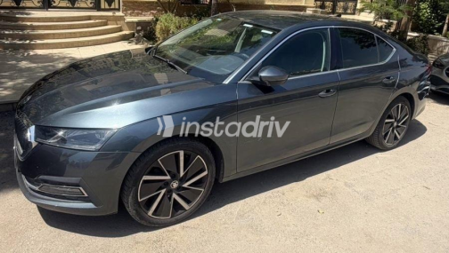Skoda Octavia A8 2021 Dark Gray Automatic Used for Sale in Cairo - 4