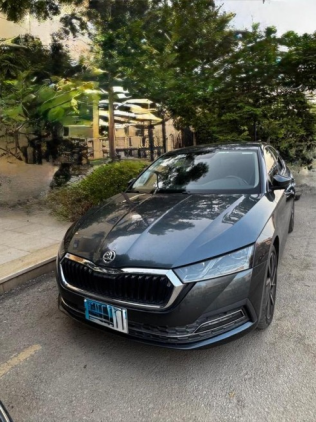 Skoda Octavia A8 2021 Dark Gray Automatic Used for Sale in Cairo