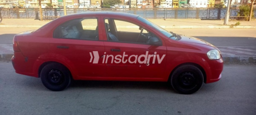 Chevrolet Aveo 2009 Red Manual Used for Sale in Damietta - 7